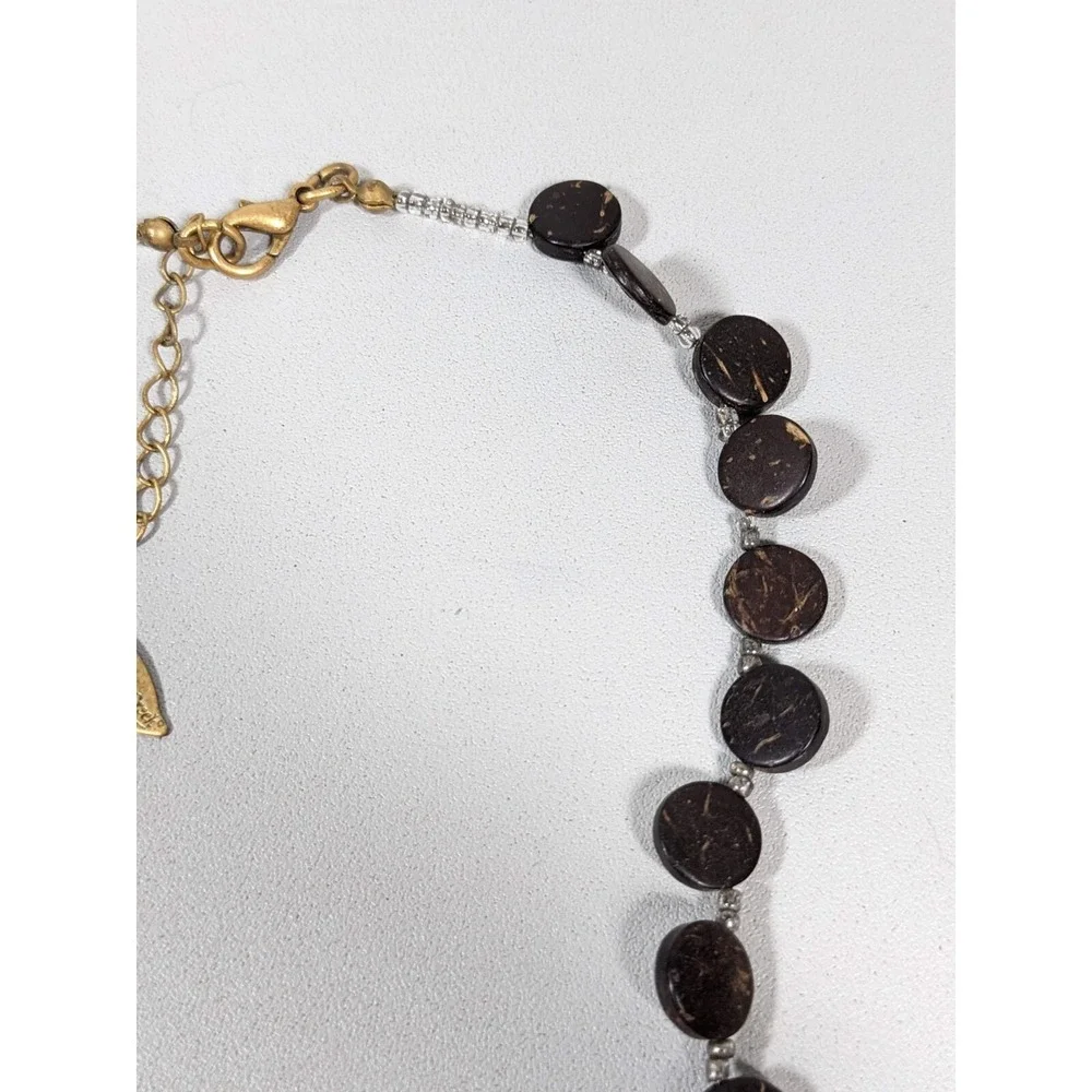 Coldwater Creek Gold Disc Layered Necklace Boho Tribal‎ 19